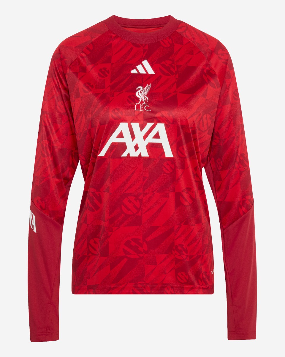 LFC adidas Womens 26/27 Pre-Match Warm Top - Image 1