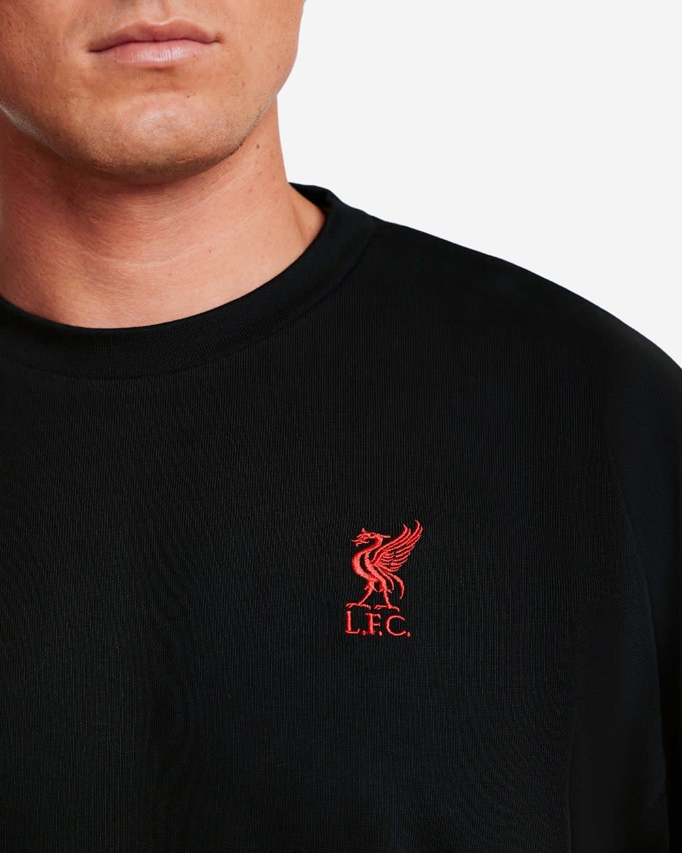 LFC メンズオーバーサイズクルーネックスウェットシャツブラック - Image 2