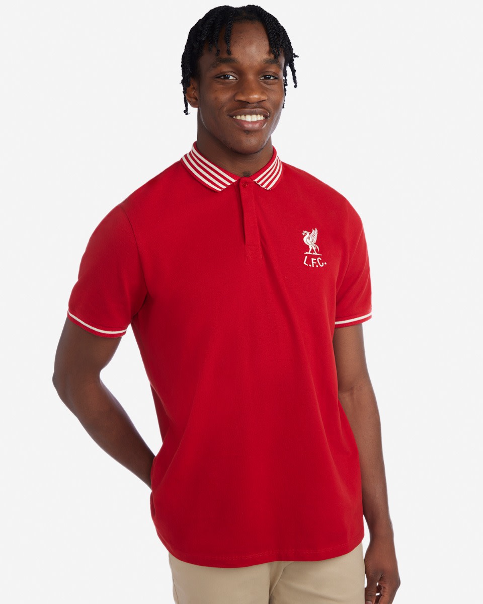 LFC Mens Shankly Polo Red - Image 3