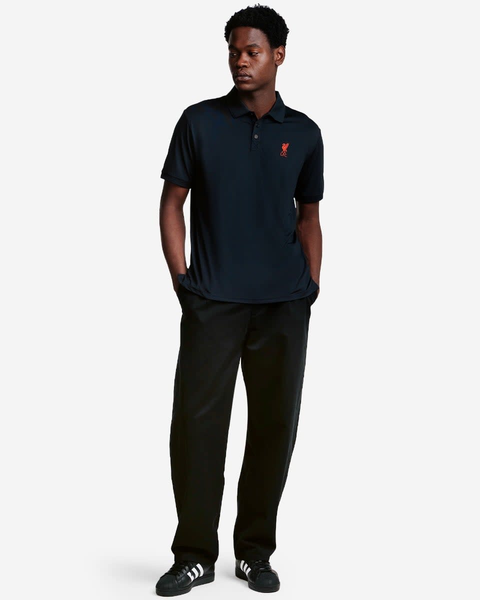 LFC Poly Poly Herren Poloshirt Schwarz - Image 3