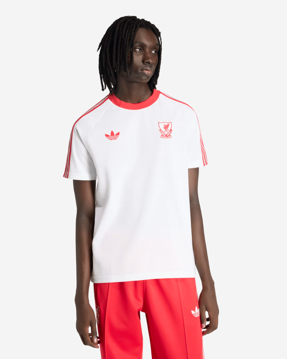 LFC adidas Mens Originals Tee White - Image 1
