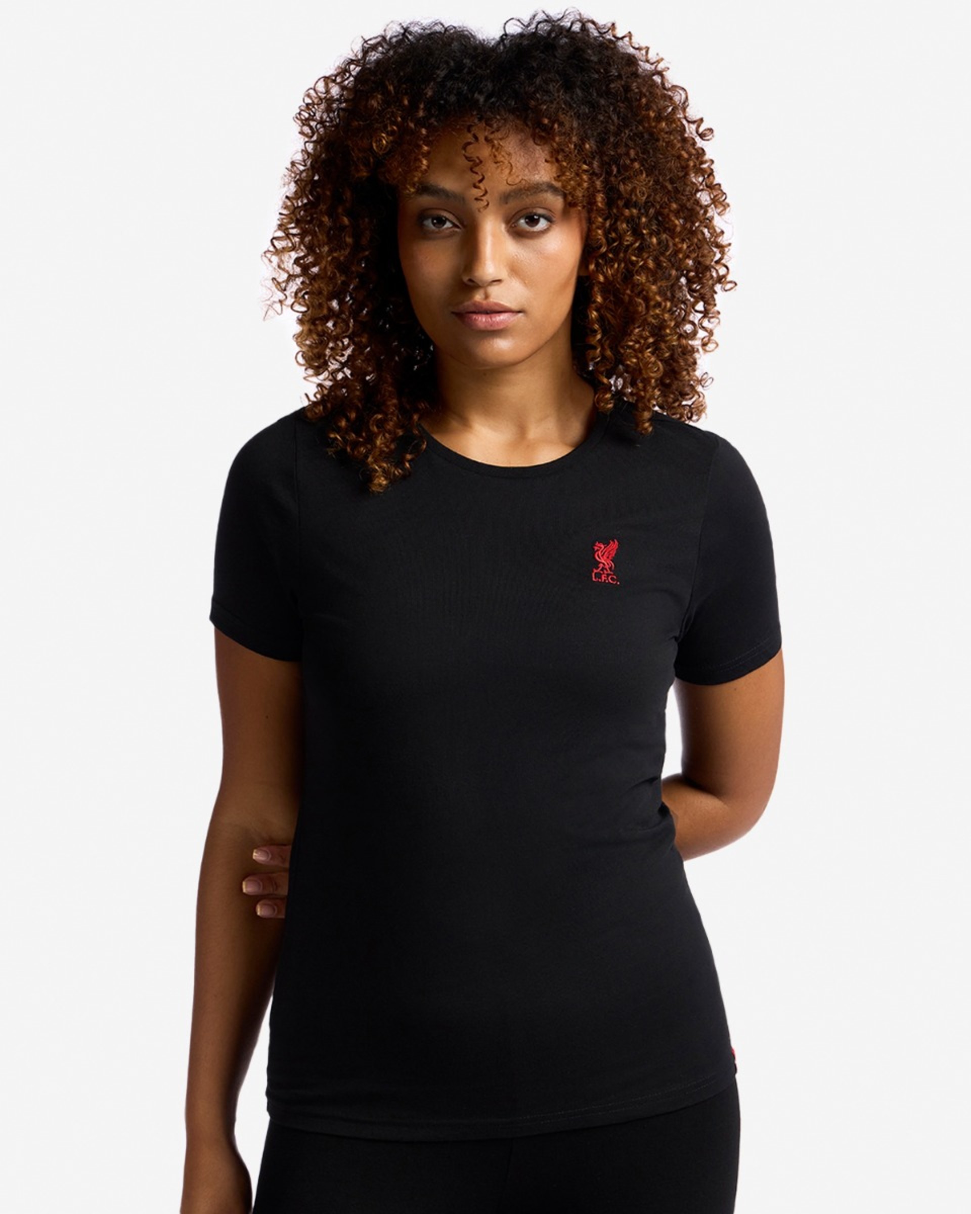 LFC Liverbird T-shirt til kvinder Sort - Image 4