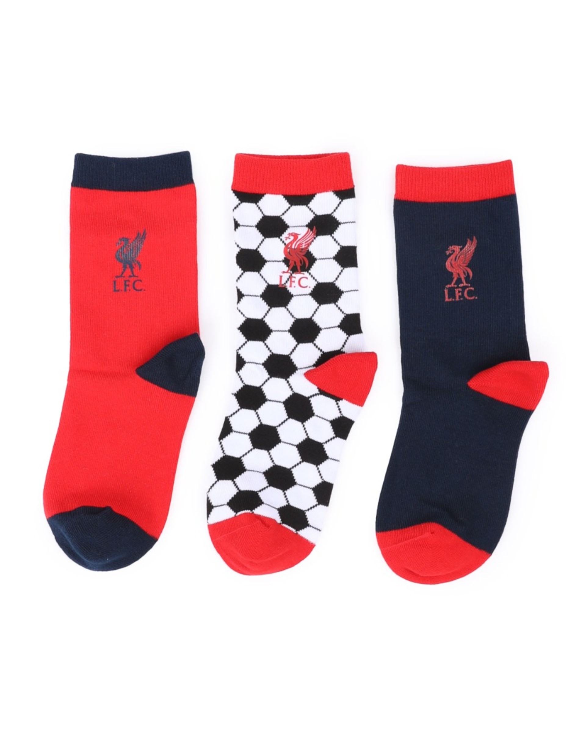 Calcetines con diseño LFC Juniors, paquete de 3 - Image 1