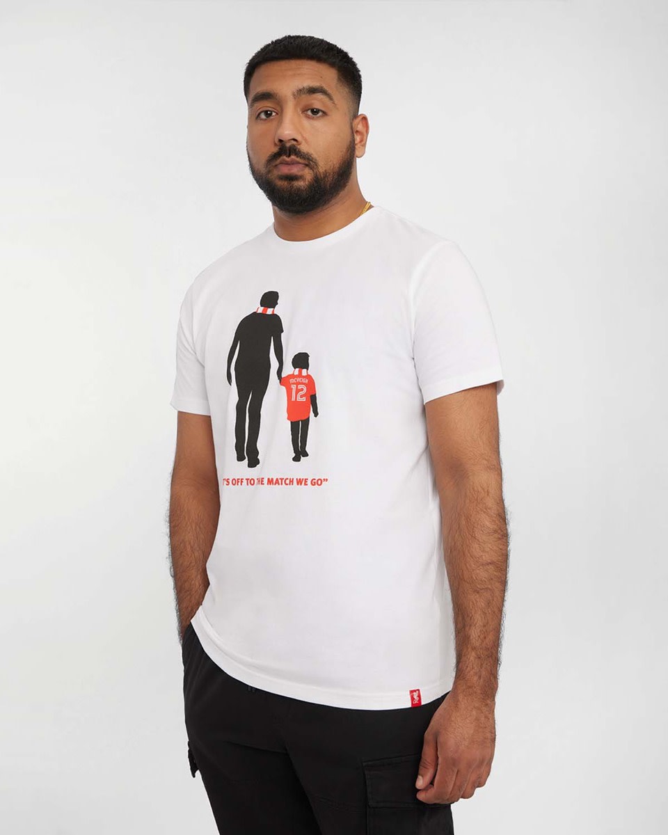 LFC Adults Owen McVeigh Foundation T-Shirt White - Image 2