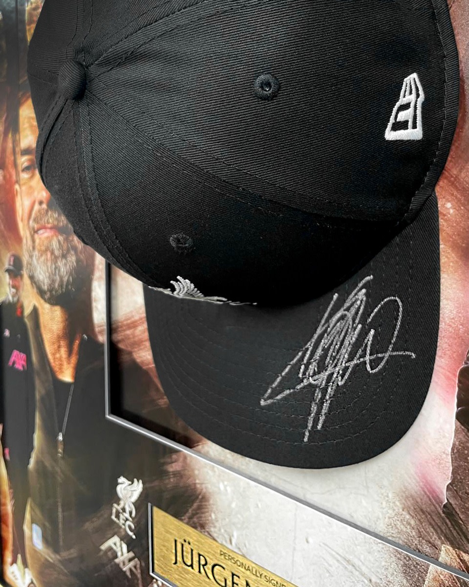 LFC x New Era Signed Klopp Adults Germany 9FORTY Framed Cap - Image 2
