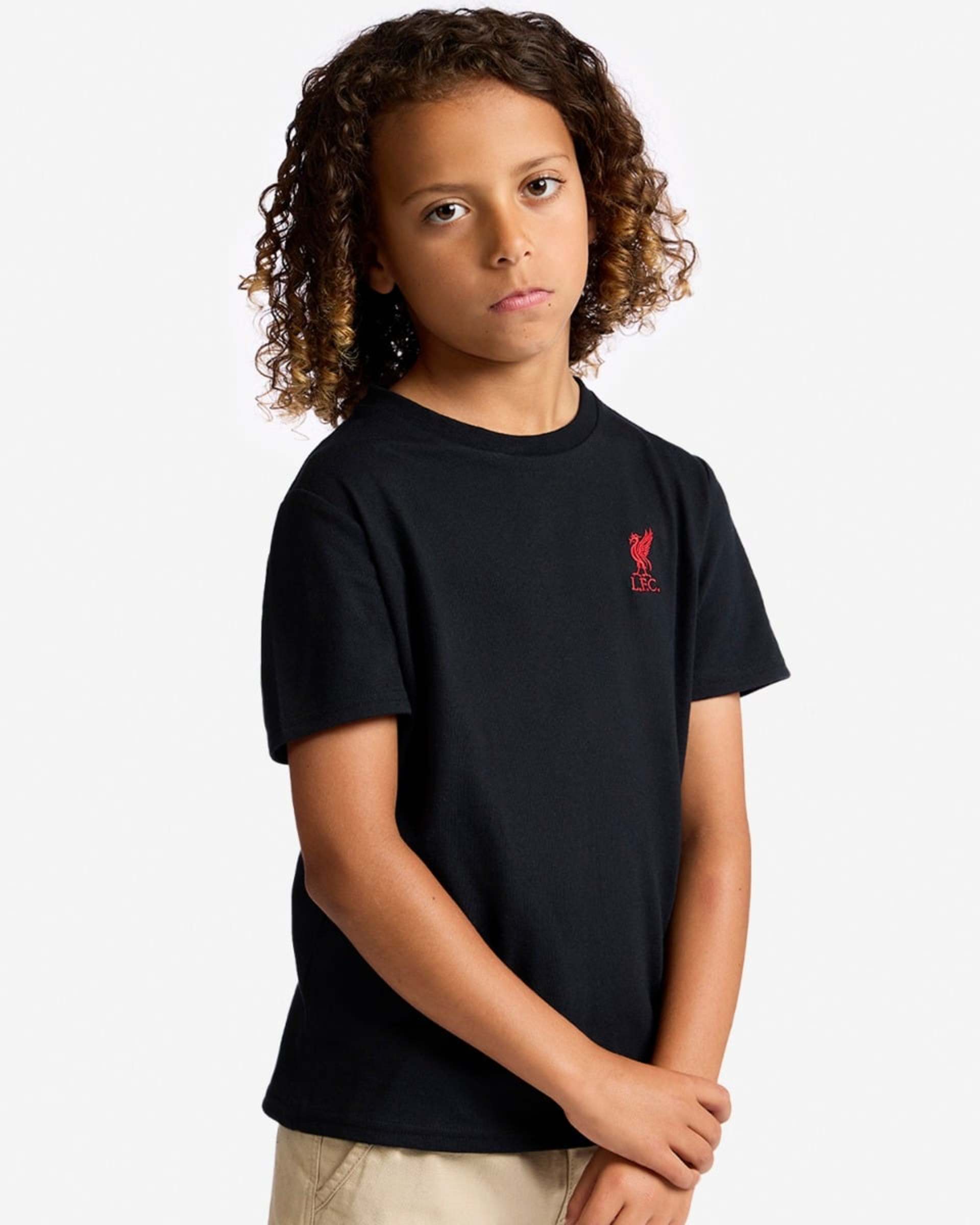 LFC Spædbørn Liverbird Broderet T-shirt Sort - Image 3