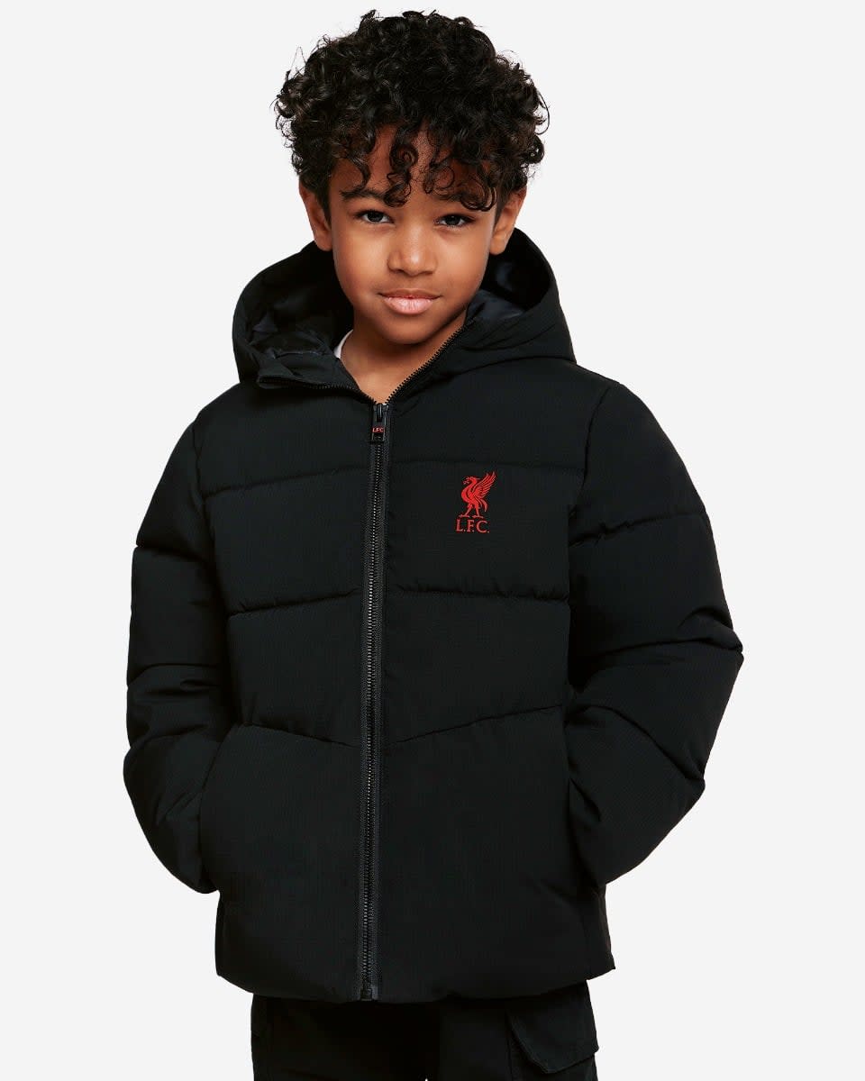 LFC Infants Puffa 夹克黑色 - Image 4
