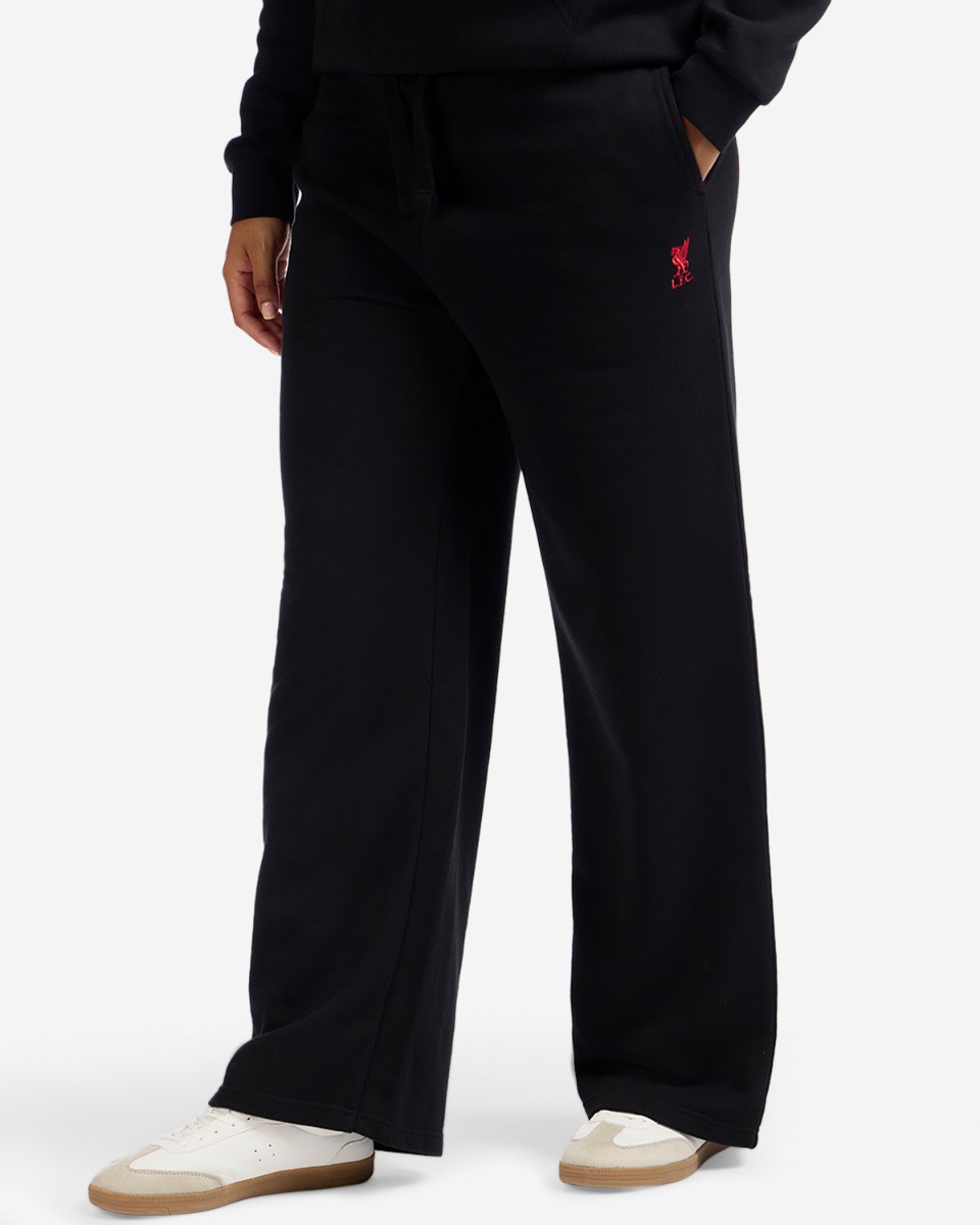 LFC Womens Wide Jog Pants Black - Image 1