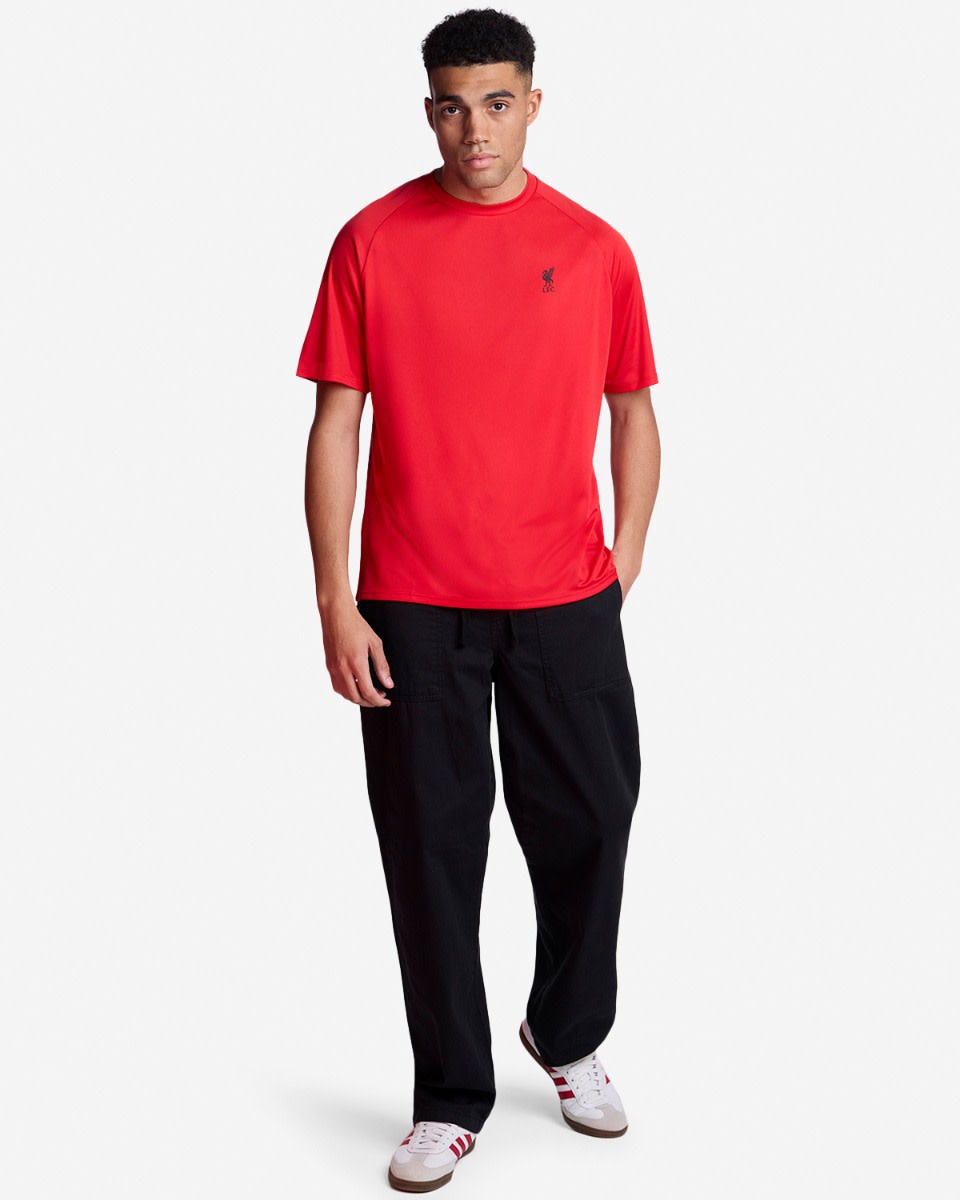 LFC Mens Raglan Tee Red - Image 3