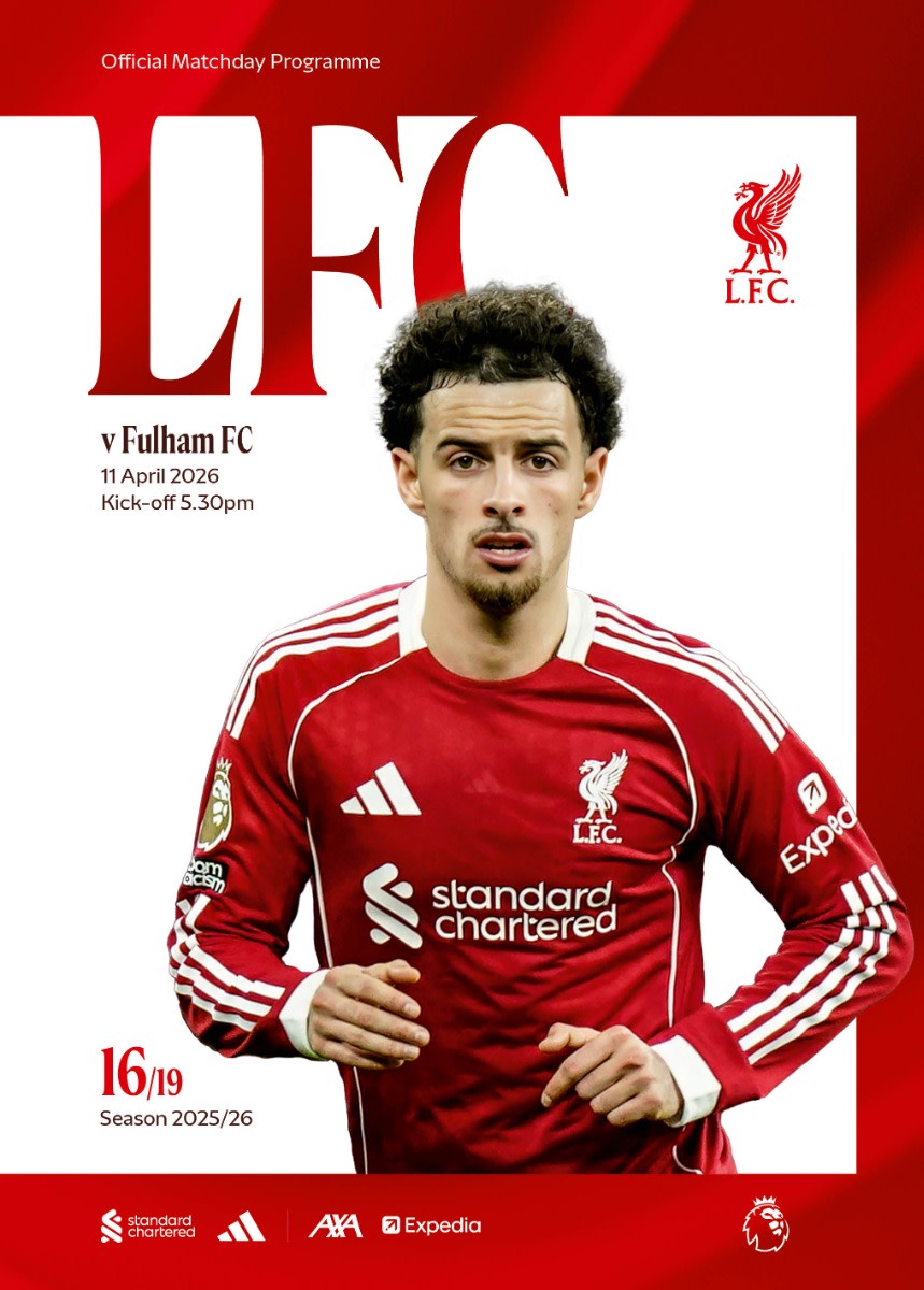 Matchday Programme - LFC vs Fulham - Premier League - 11/04/2026 - Image 1