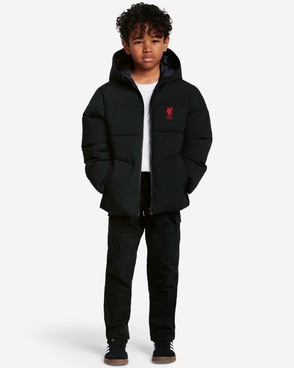 LFC Infants Puffa 夹克黑色 - Image 3
