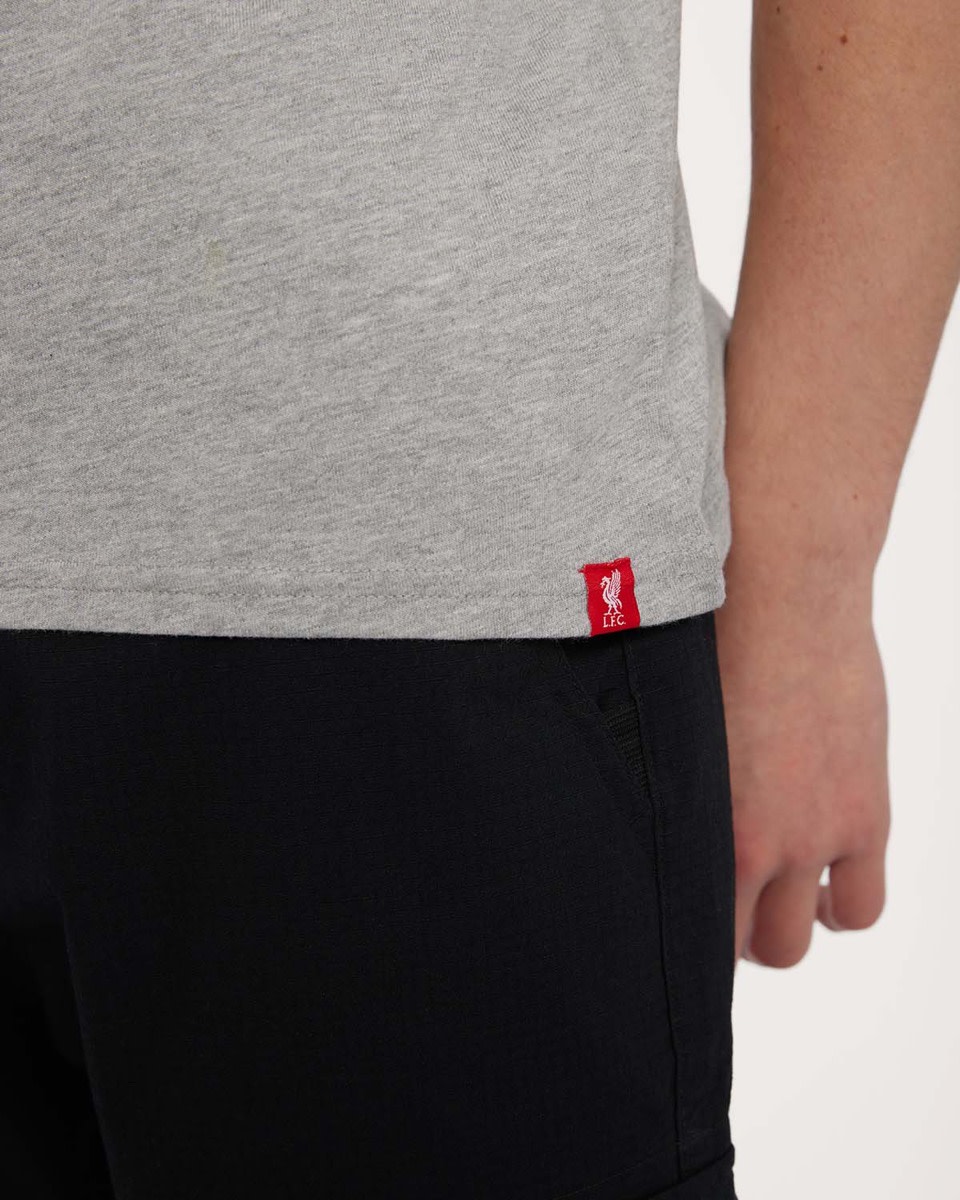 LFC Adults Owen McVeigh Foundation T-Shirt Grey - Image 3
