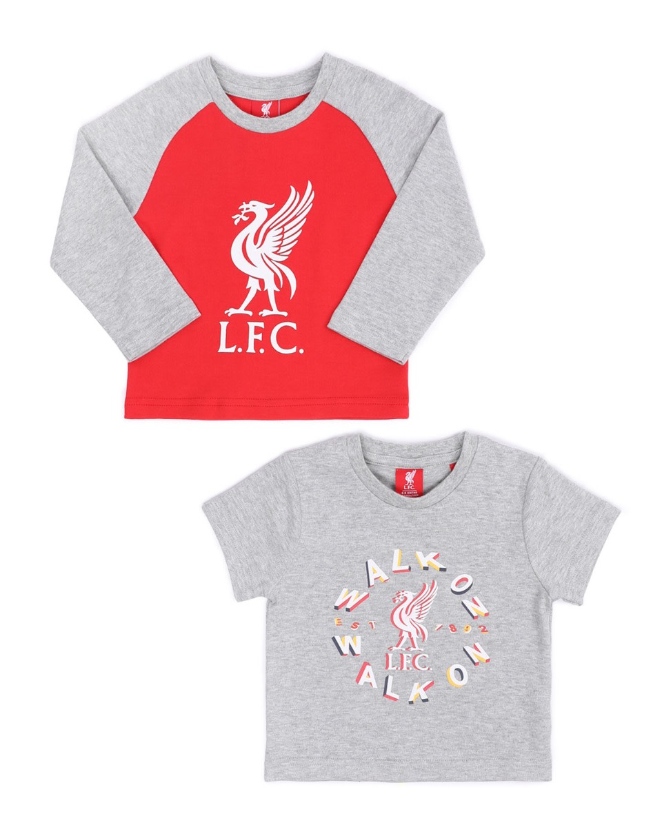 LFC Baby 2Pk Tees Red/Grey - Image 1