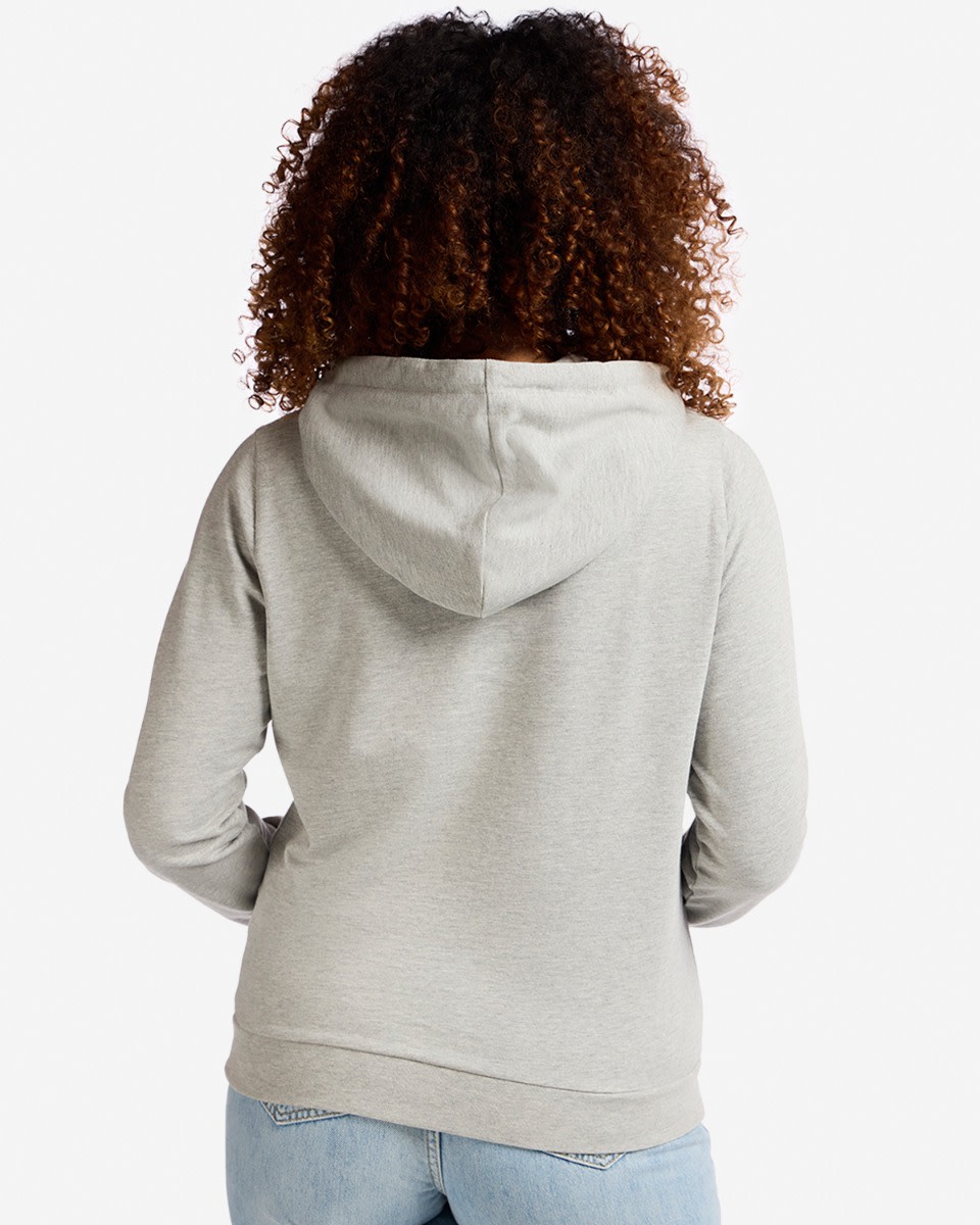 LFC Womens Liverbird Hoody Grey - Image 2