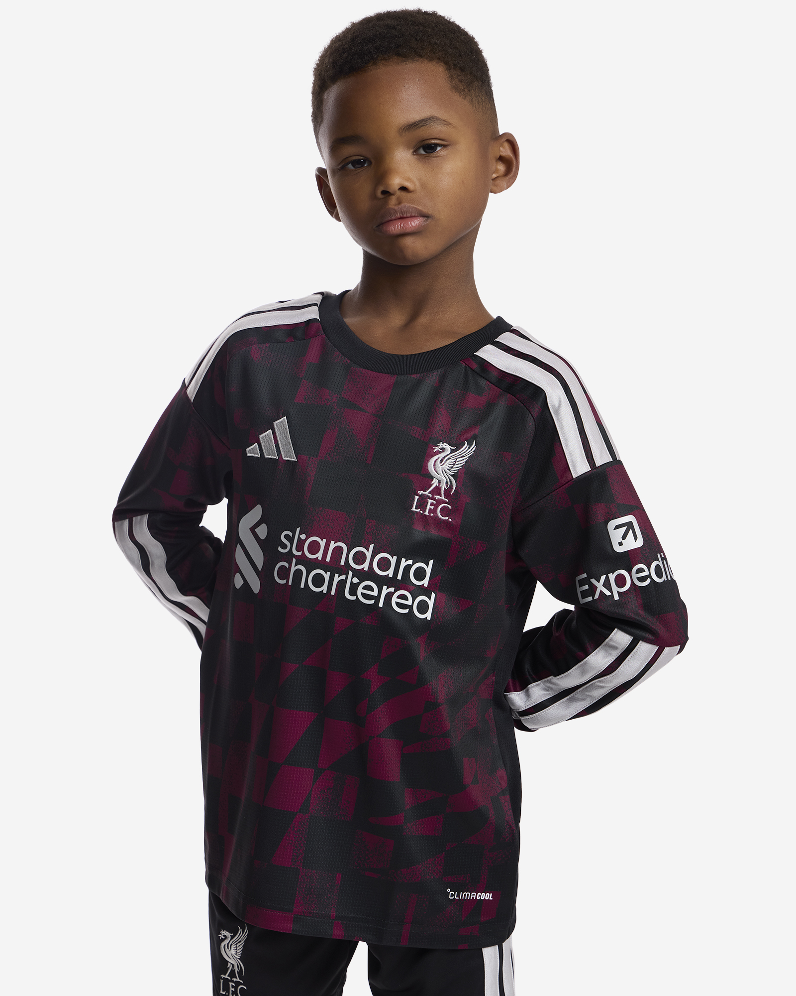 LFC adidas Youth 26/27 Long Sleeve Third Jersey