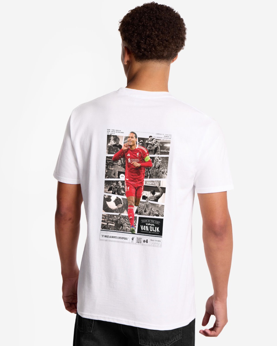 LFC 大人用ヴァージルモンタージュTシャツホワイト - Image 1