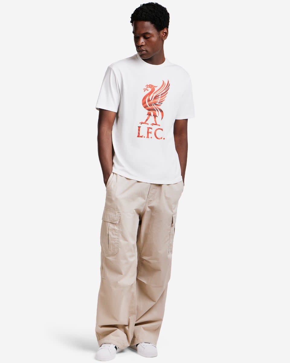 เสื้อยืดสวิร์ลลิเวอร์เบิร์ดผู้ชาย LFC สีขาว - Image 1