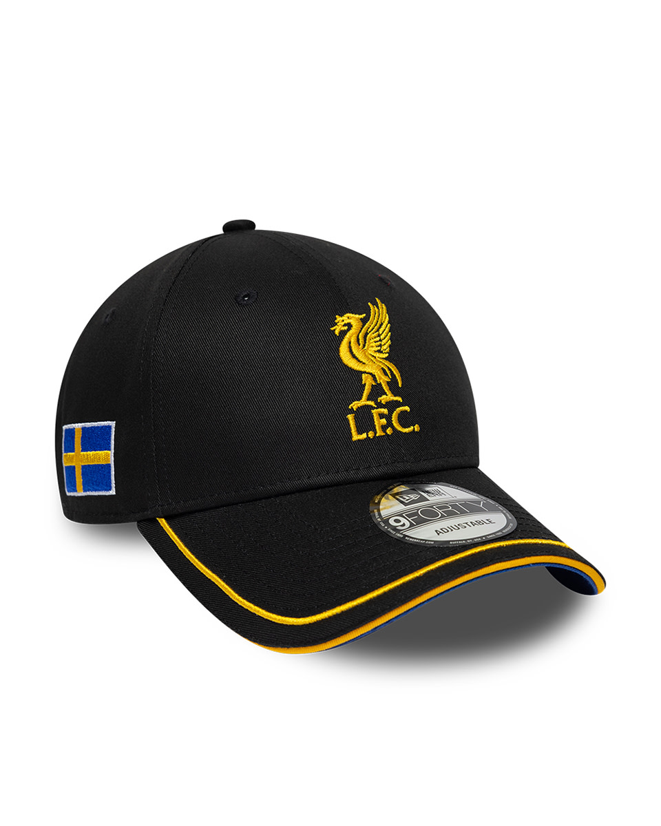 LFC New Era Adults Sweden 9FORTY Cap Black - Image 1