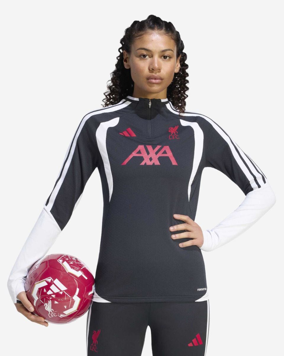 LFC adidas Womens 26/27 Tiro Training Top Black - Image 1