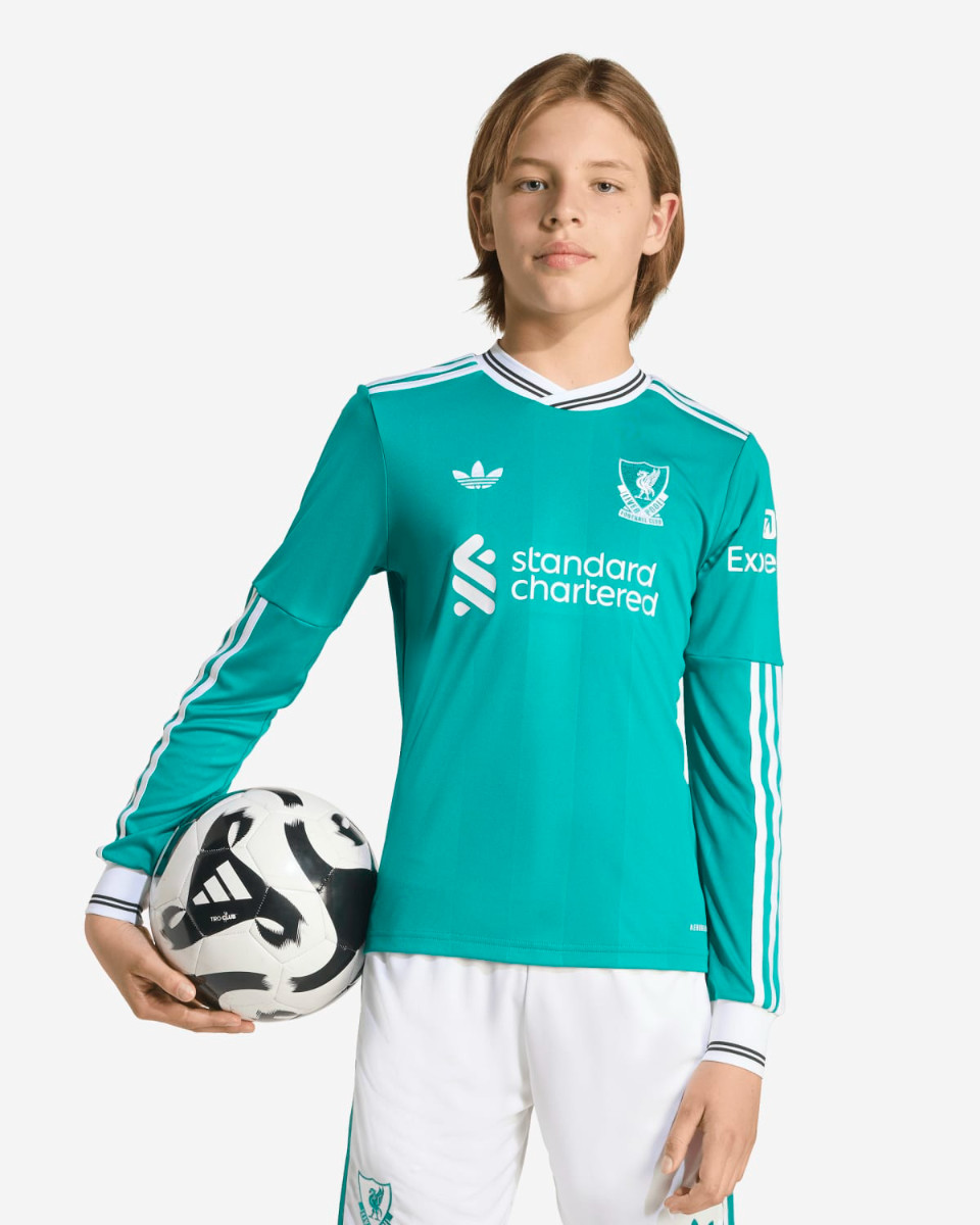 LFC adidas Youth 25/26 Third Long Sleeve Jersey - Image 1