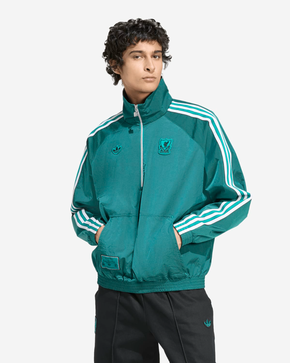 25-26 リヴァプール　ジャケット LFC adidas Mens 25/26 Icons Half-Zip Jacket