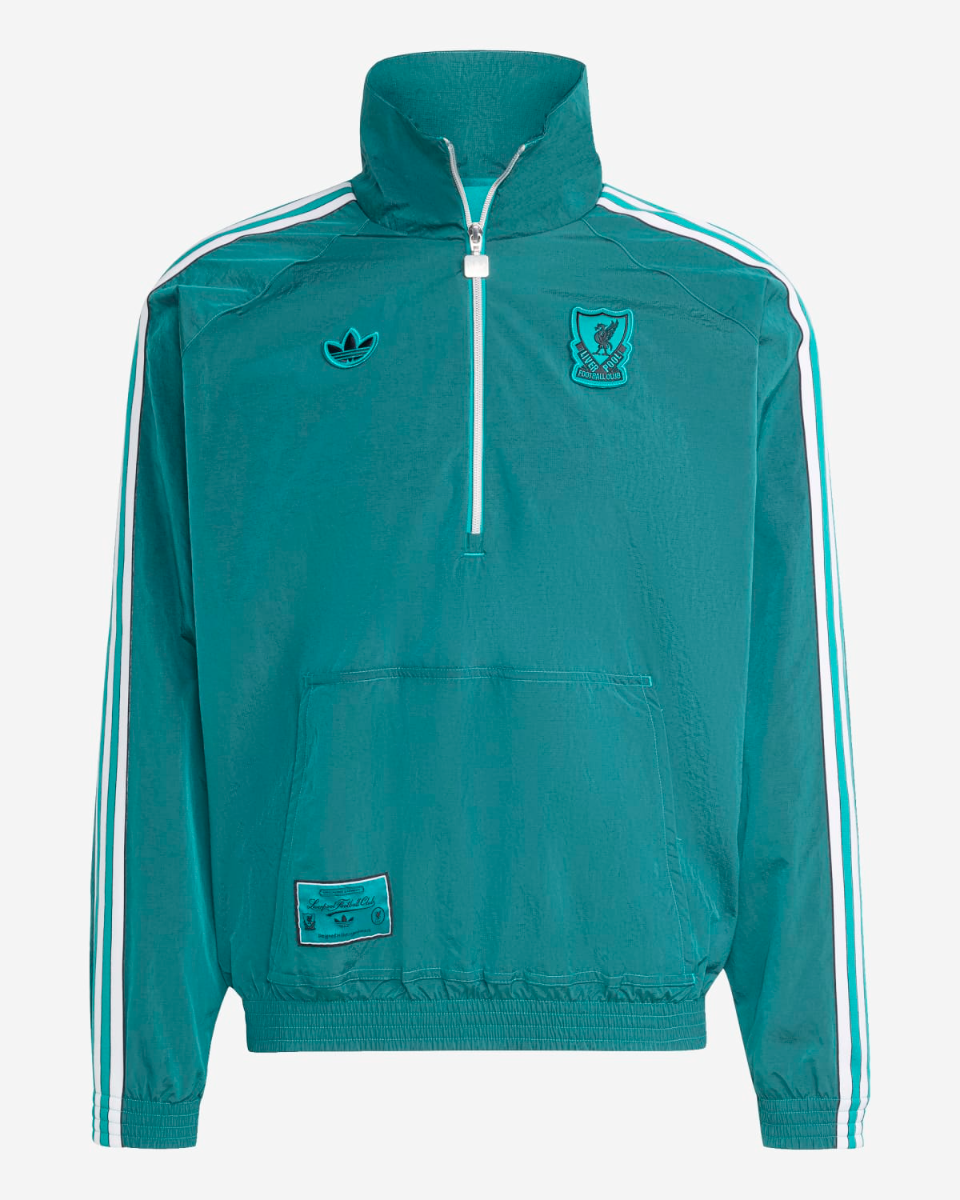 リバプール ジャケット LFC adidas Mens 25/26 Icons Half-Zip Jacket