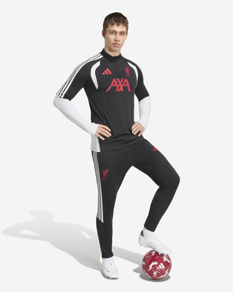 LFC 아디다스 남성용 26/27 티로 트레이닝 탑 블랙 - Image 4