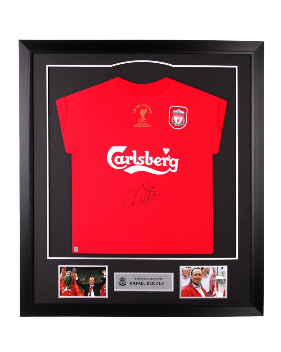 LFC 签名贝尼特斯镶框衬衫 - Image 1