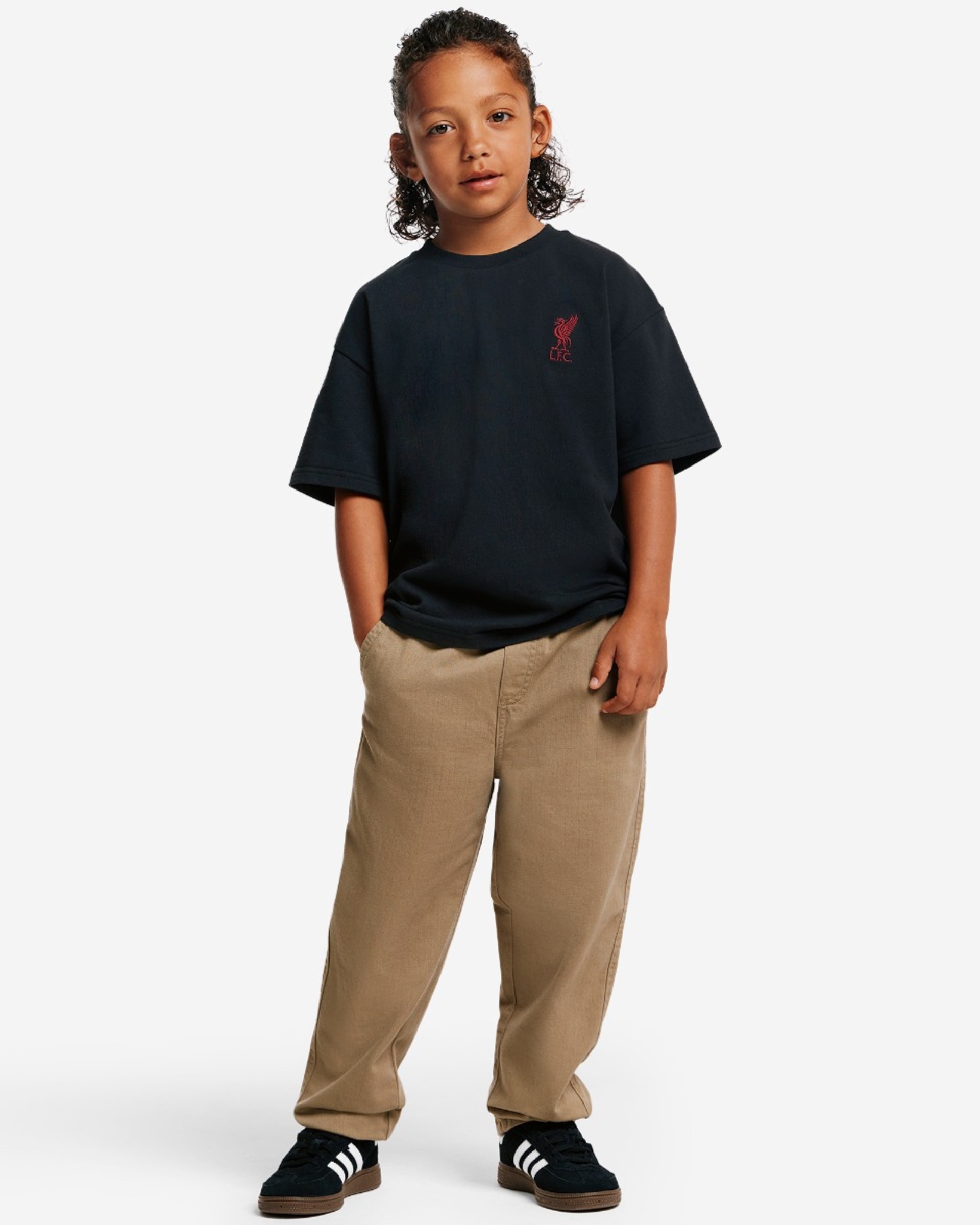 LFC Juniors Oversized YNWA T-shirt med rygprint Grå - Image 3