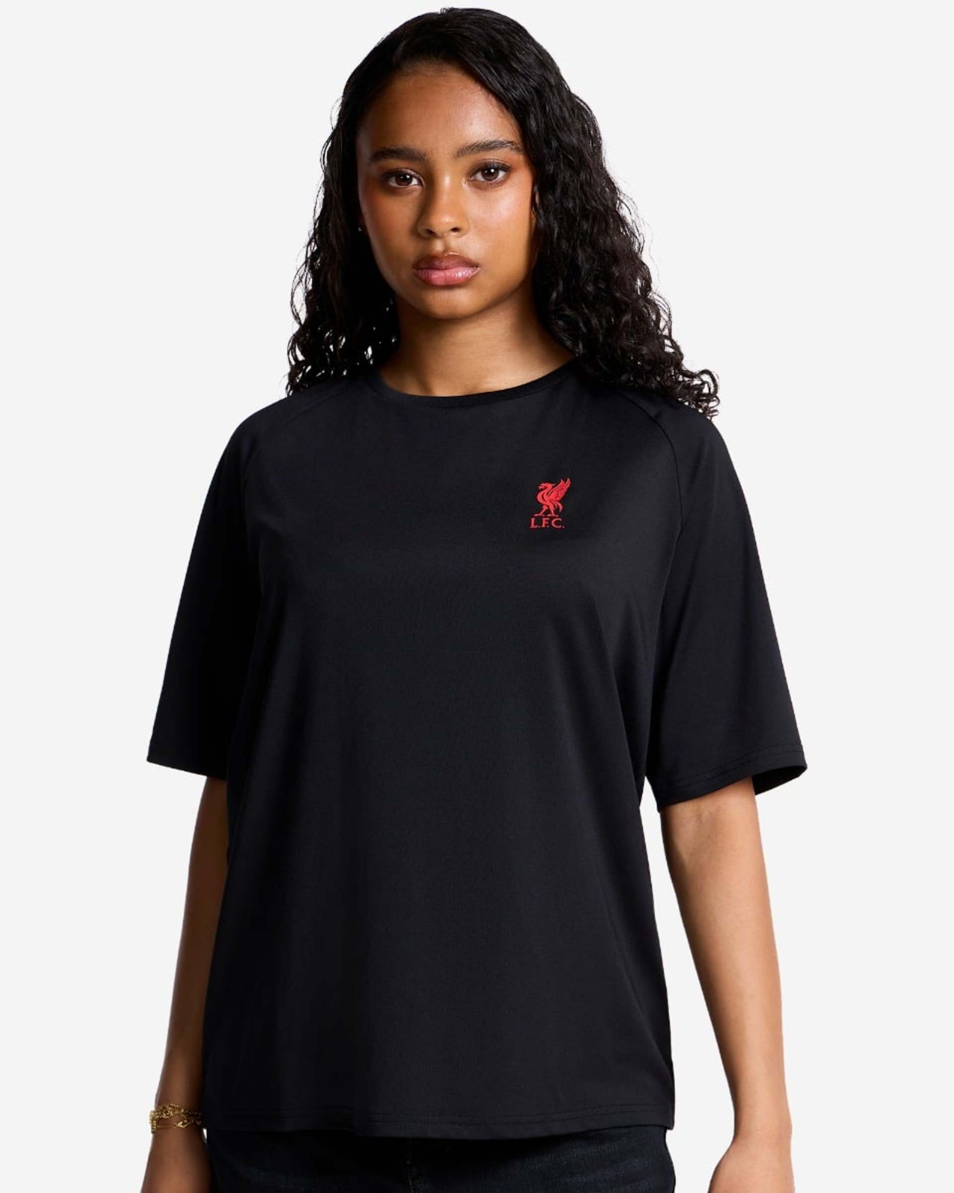 LFC Liverbird Poly Tee til Kvinder Sort - Image 1