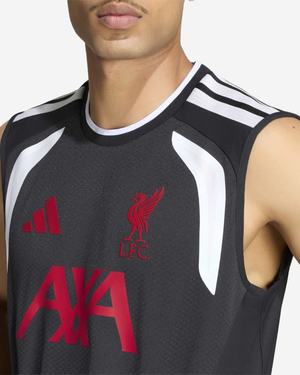 T-shirt sans manches LFC adidas 26/27 Tiro Pro pour homme, noir - Image 2