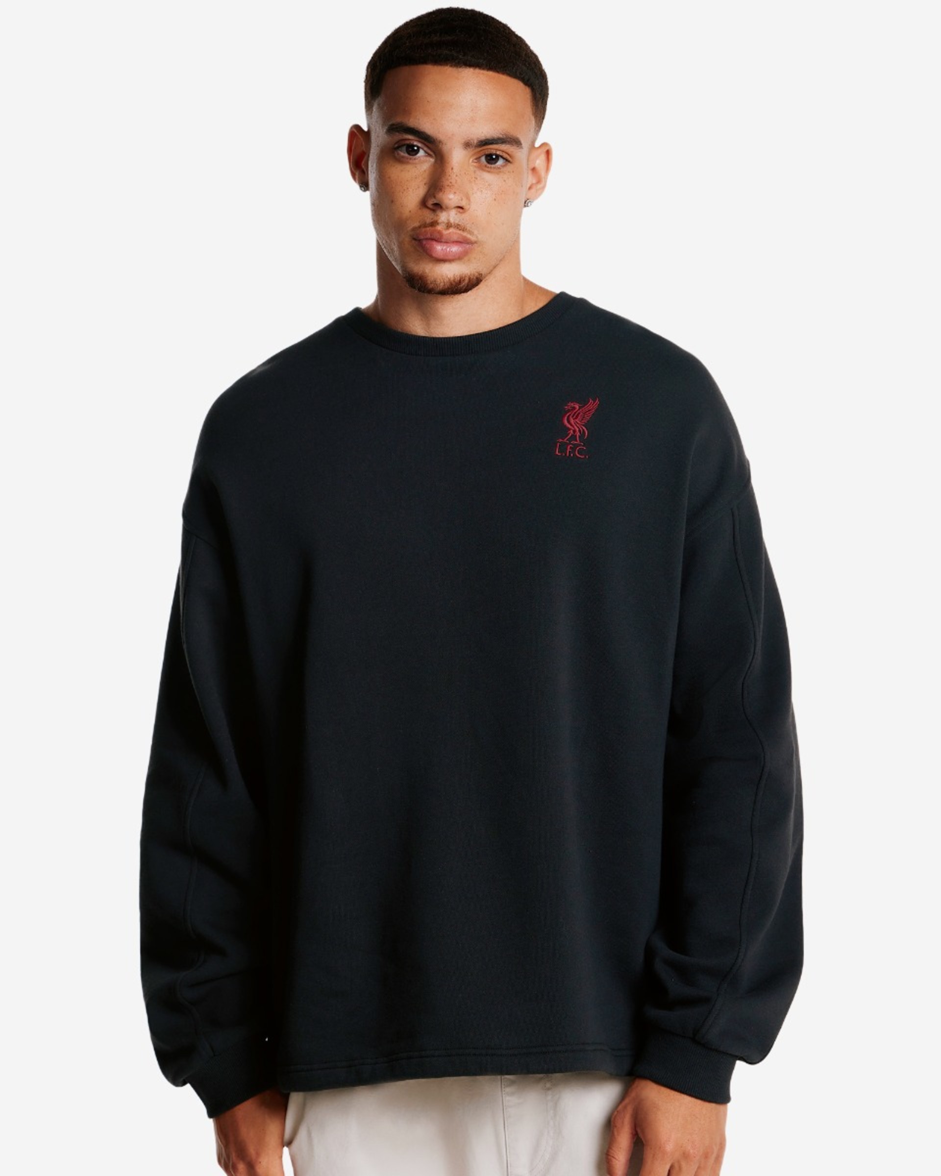 Pull à bascule YNWA surdimensionné LFC pour homme, gris - Image 4