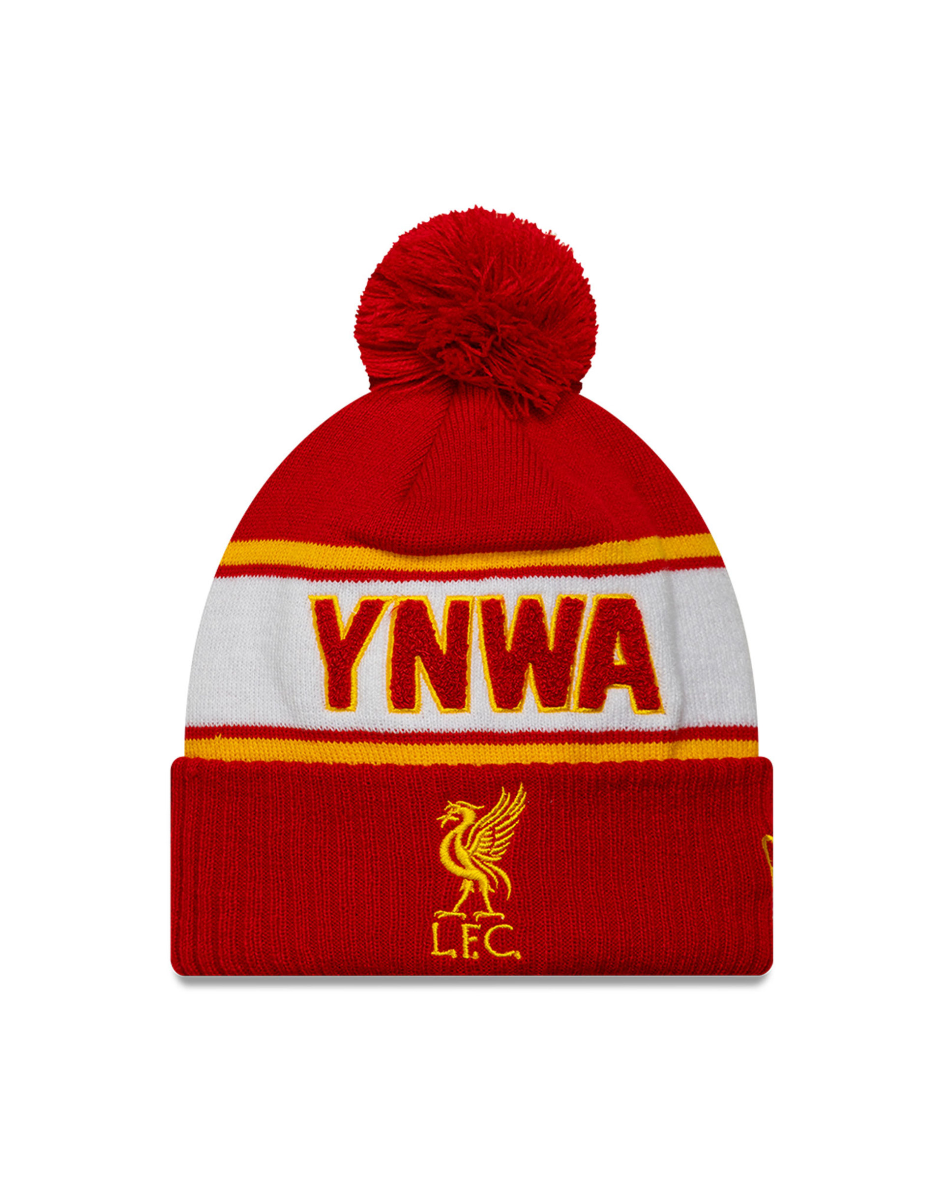 Gorro YNWA Scarlett con brazalete LFC New Era para adultos - Image 1
