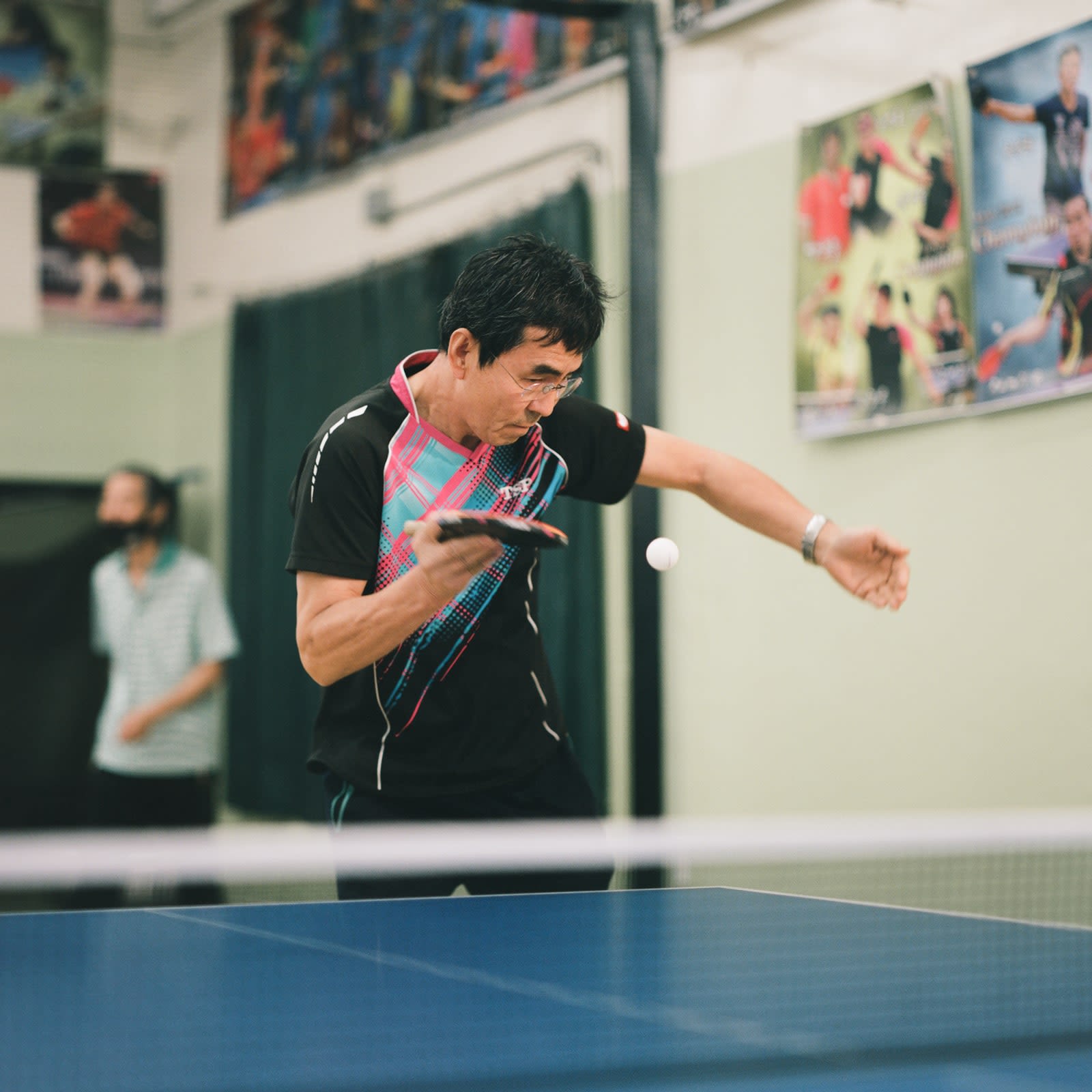 Snapshot: table tennis in Koreatown, Los Angeles