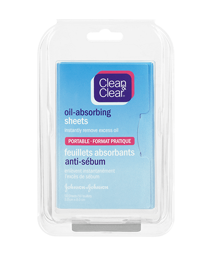 Feuillets absorbants anti-sébum Clean & Clear, 1 paquet