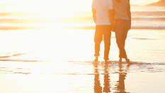 Couple sur la plage