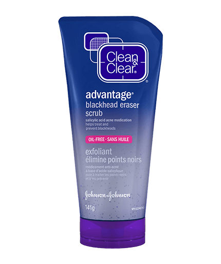 Clean & Clear's Advantage Blackhead Eraser Face Scrub