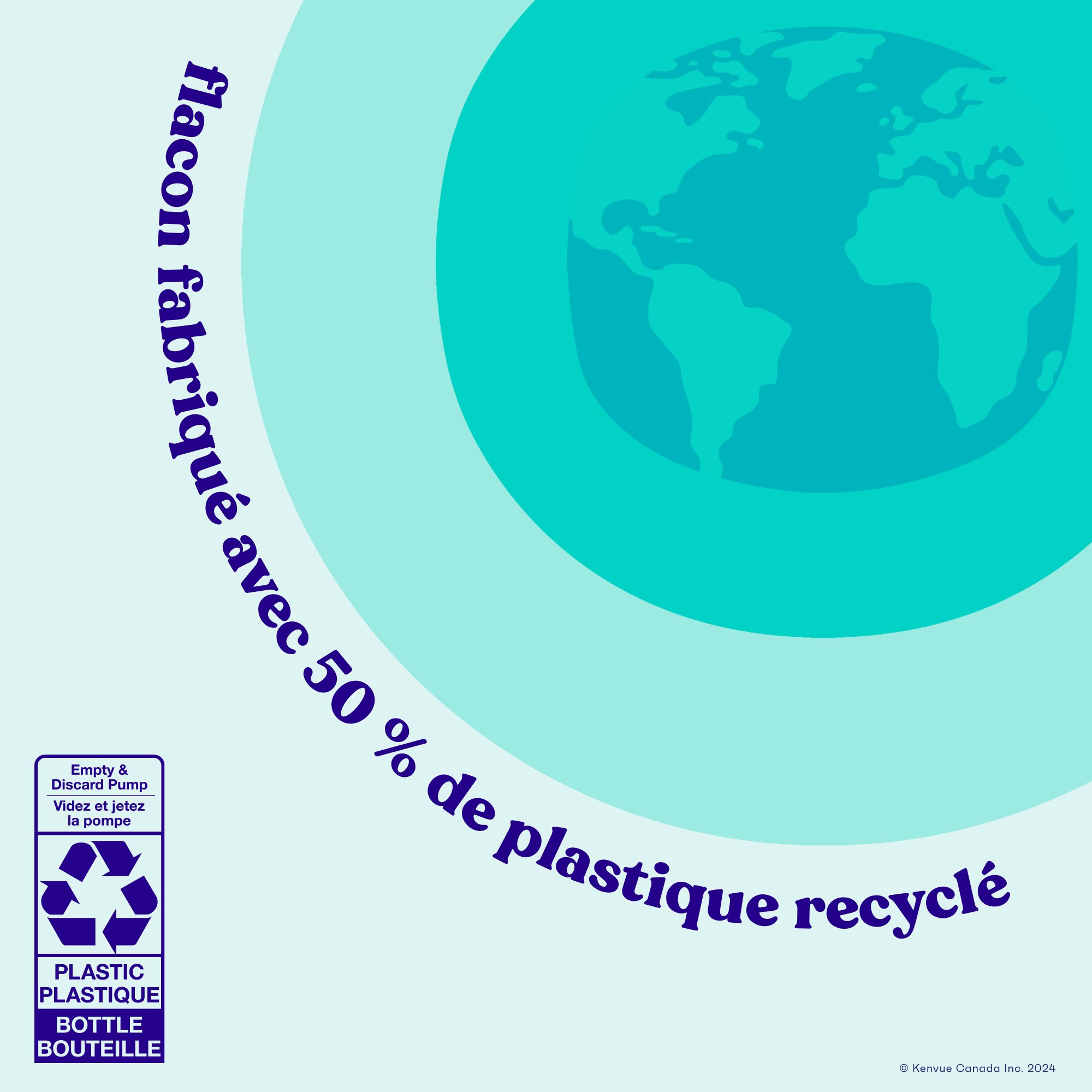 Icônes de recyclage et de globe sur fond vert