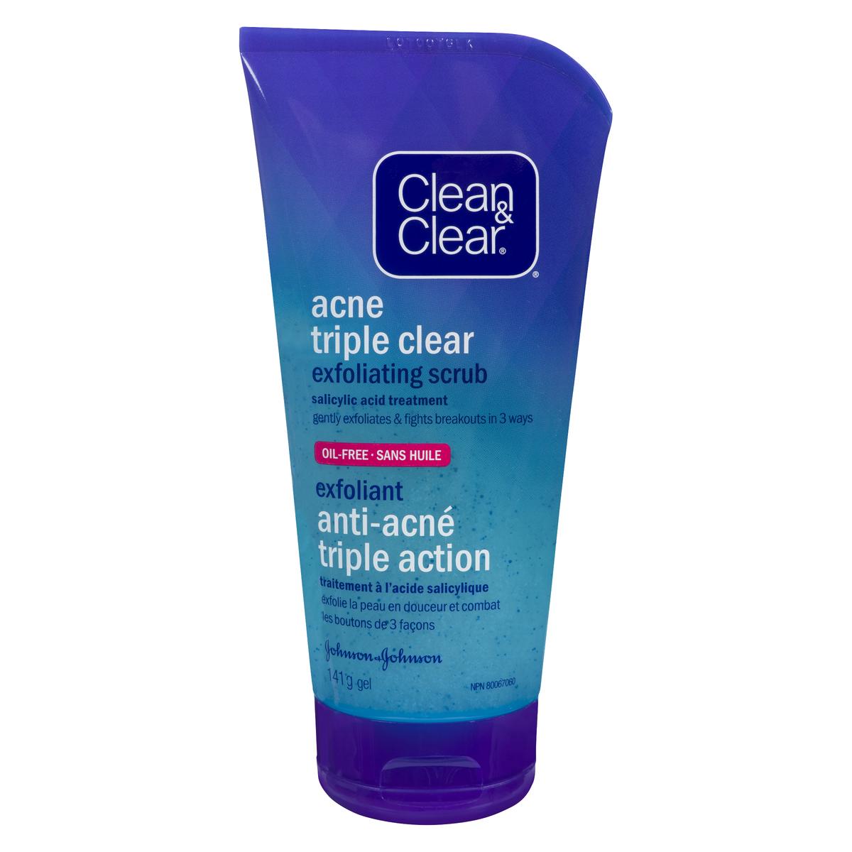 Exfoliant anti-acné Triple action CLEAN & CLEAR®