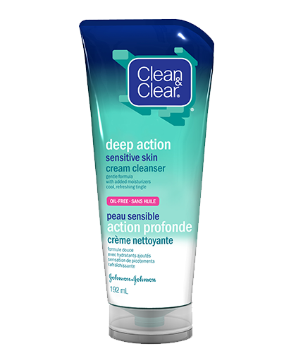 Crème nettoyante Action profonde pour peau sensible CLEAN & CLEAR®