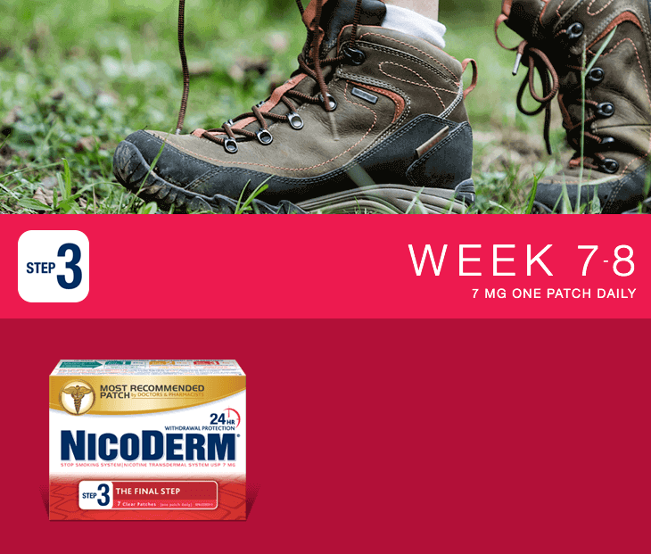 Nicoderm Step 3 - 7 MG Nicotine Patch