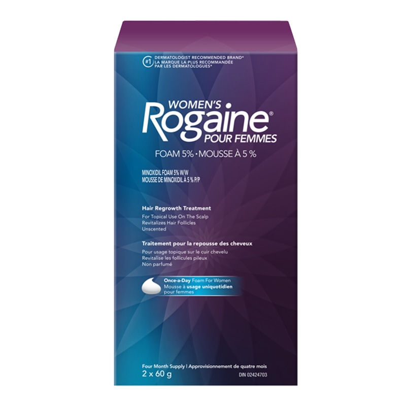 ROGAINE pour FEMMES - MOUSSE POUR LA REPOUSSE DES CHEVEUX