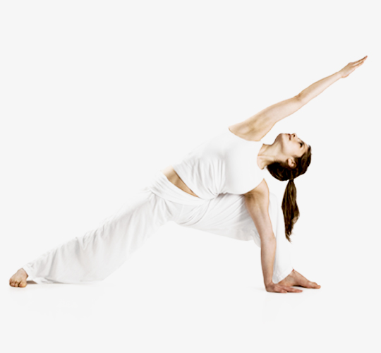 Femme qui fait du yoga