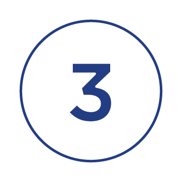 number three in a circle symbol