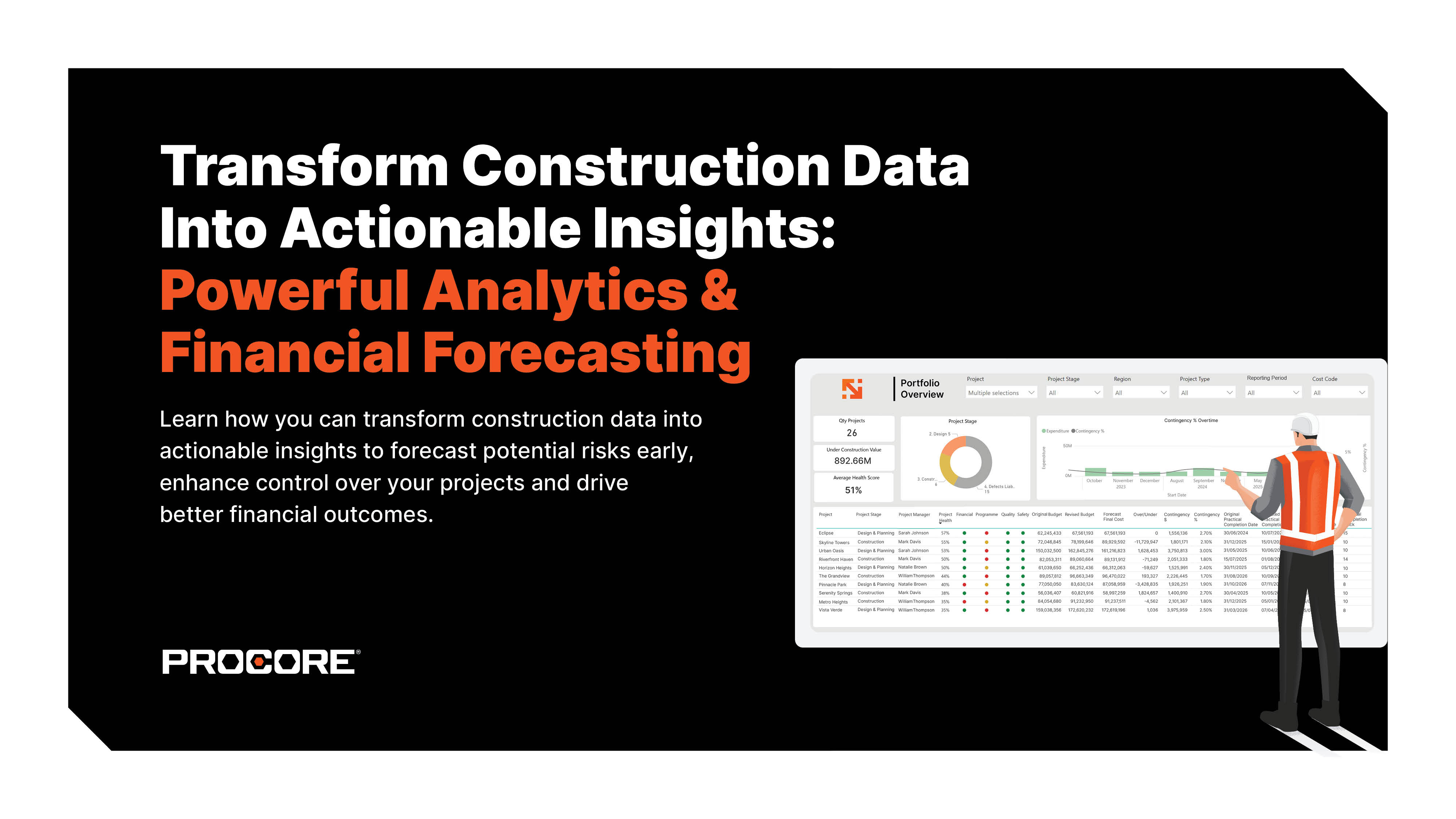 Transform Construction Data Into Actionable Insights' eBook cover