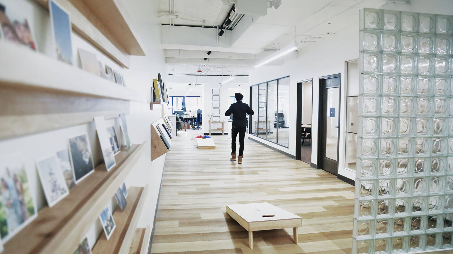 Bright office interior