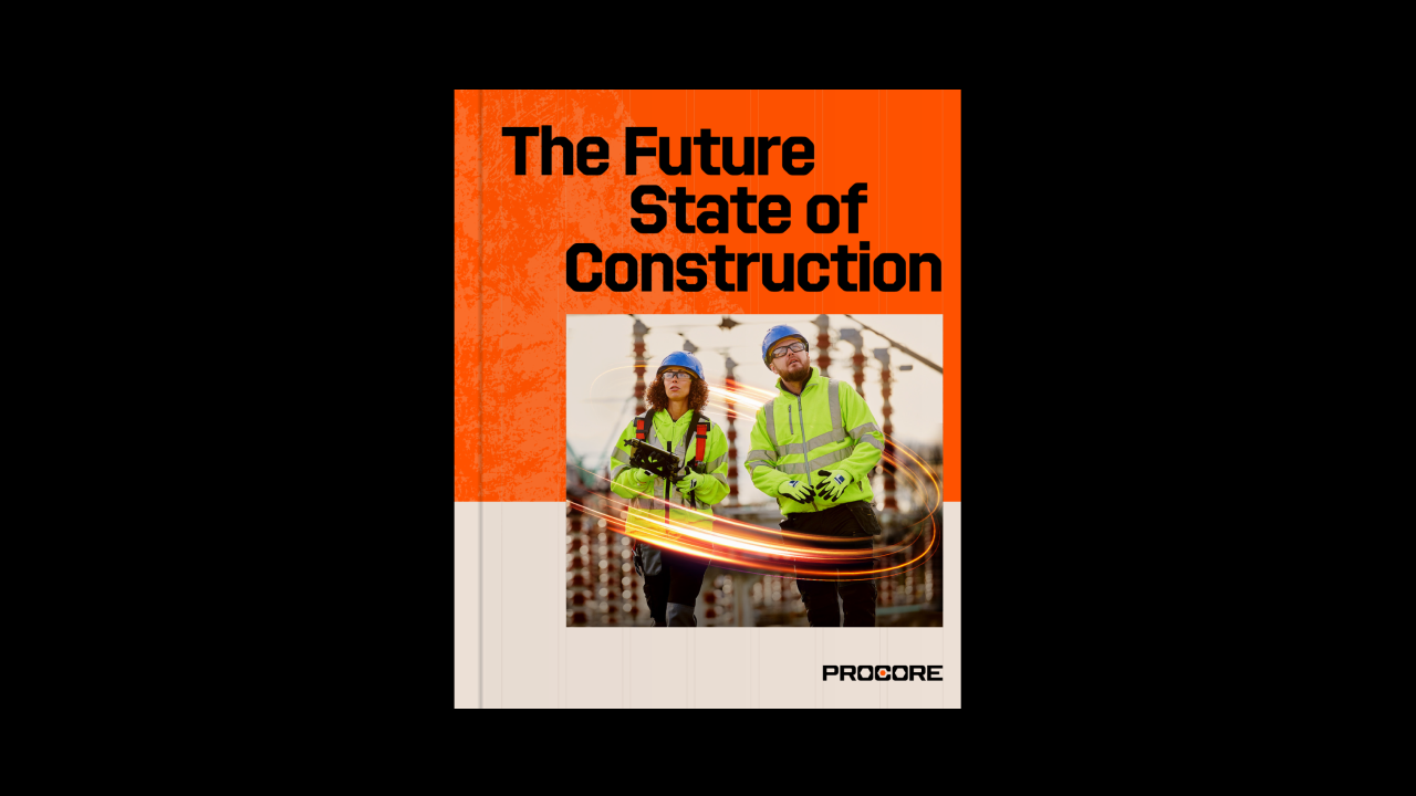 Cover image of the future state of construction report