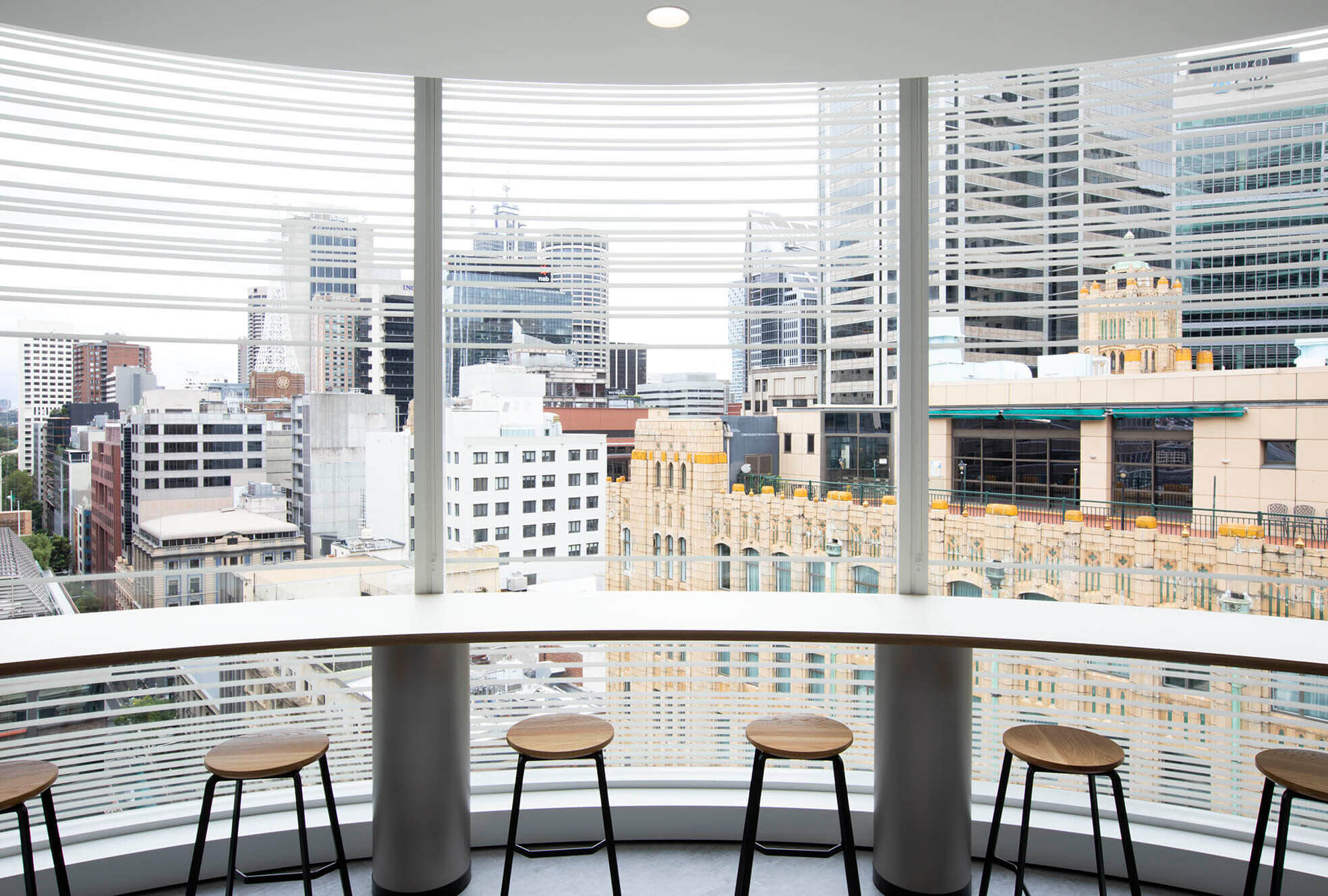 Panoramic view from the inside of Procore’s new offices in Sydney
