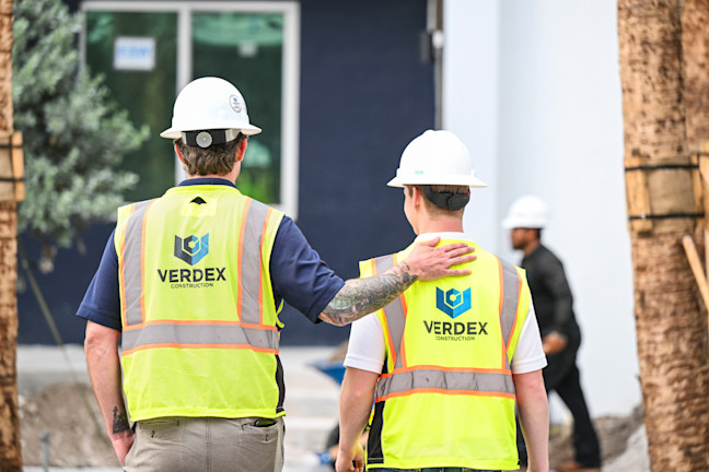 Verdex employees on a jobsite