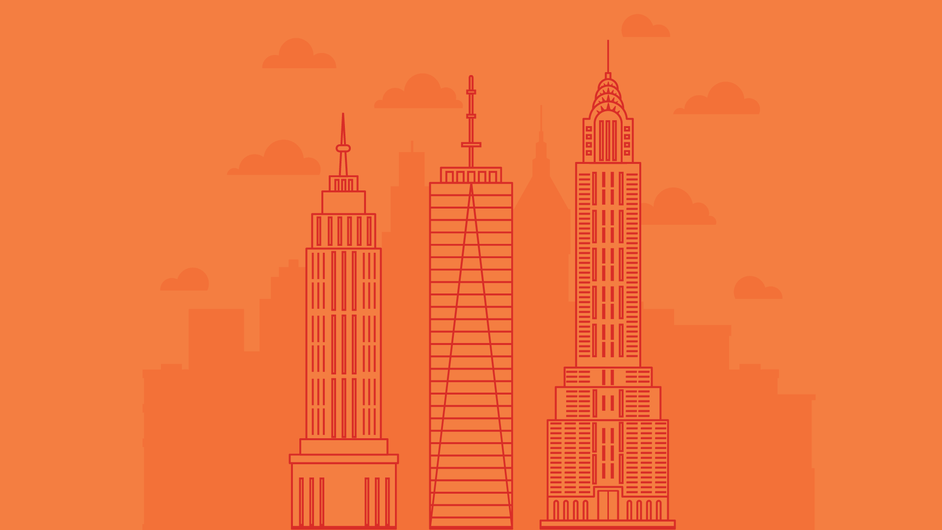 Skyscrapers graphic design